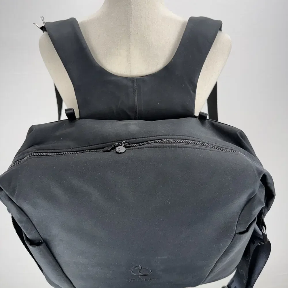 STOKKE Black Diaper Changing‎ Bag Backpack Crossbody Strap Organizer